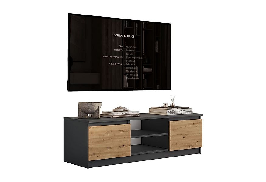 Lookway TV-Schrank HANA 120 TV-Lowboard mit Stauraum (1x TV-Schrank) Breite günstig online kaufen