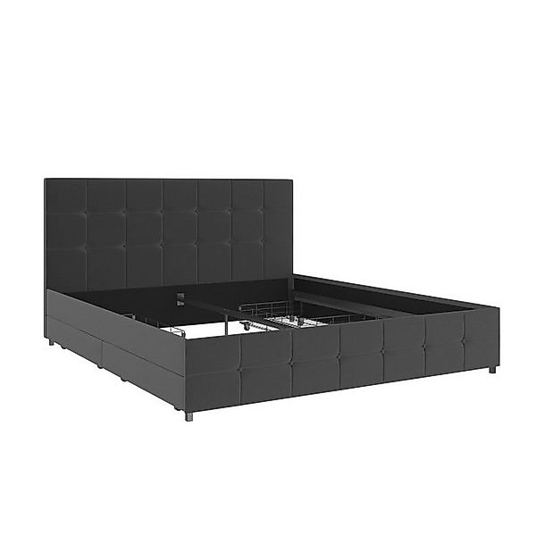 loft24 Polsterbett Lilly, Bettgestell mit Knopfheftung und Stauraum, 180x20 günstig online kaufen