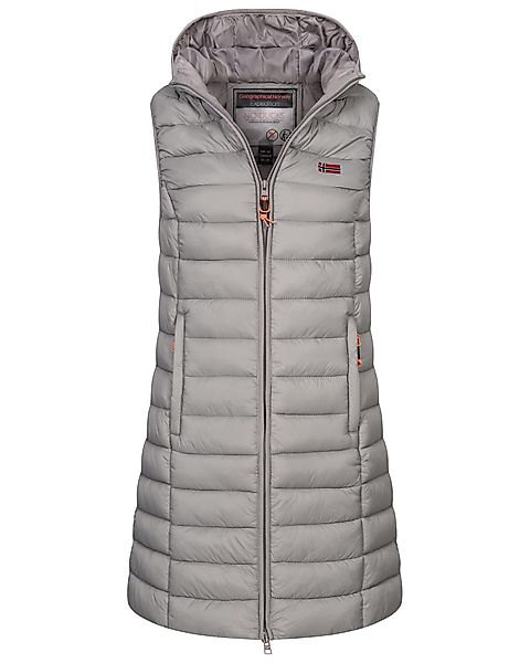 Geographical Norway Steppweste Damen Stepp weste Kapuze Übergangs Herbst Wi günstig online kaufen