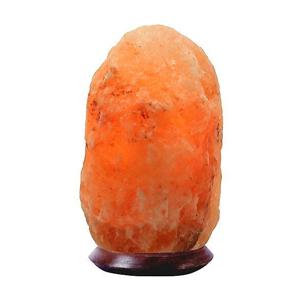 HAF Salzkristall-Tischlampe Rosa Salzlampe Naturform in günstig online kaufen