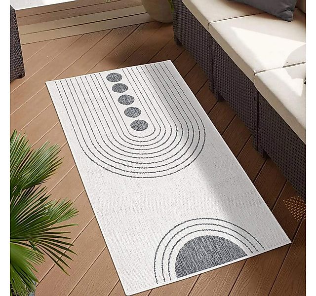 Carpet City Outdoorteppich DUO RUG 5739, rechteckig, Höhe: 5 mm, Wendeteppi günstig online kaufen