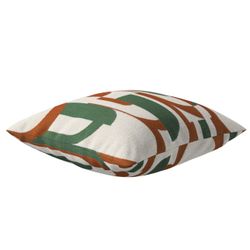 Kissenhülle Mia, grün-rot, 43 x 43 cm, Cosy Home (145-11) günstig online kaufen