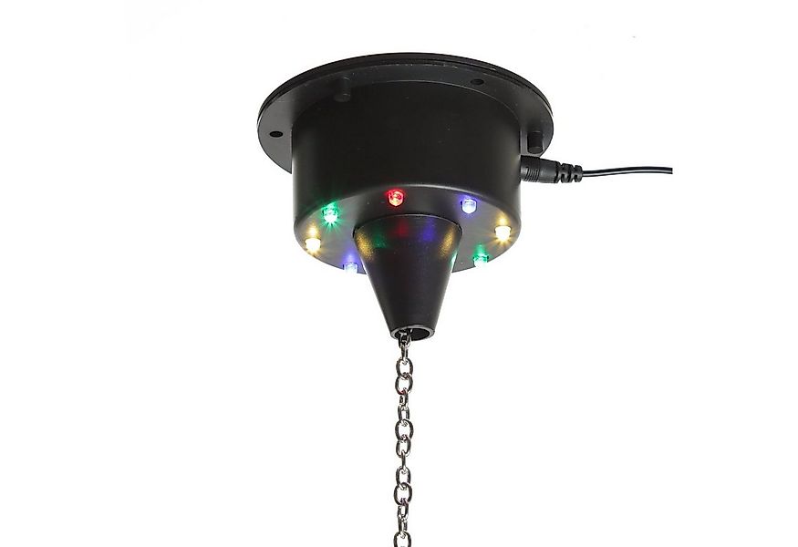 SATISFIRE Discolicht Motor für Spiegelkugel bis 20cm Discokugel bunte LED R günstig online kaufen