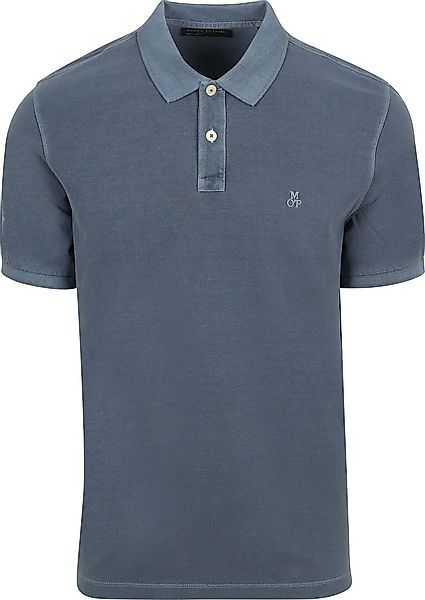 Marc O'Polo Poloshirt Faded Storm Blau - Größe M günstig online kaufen