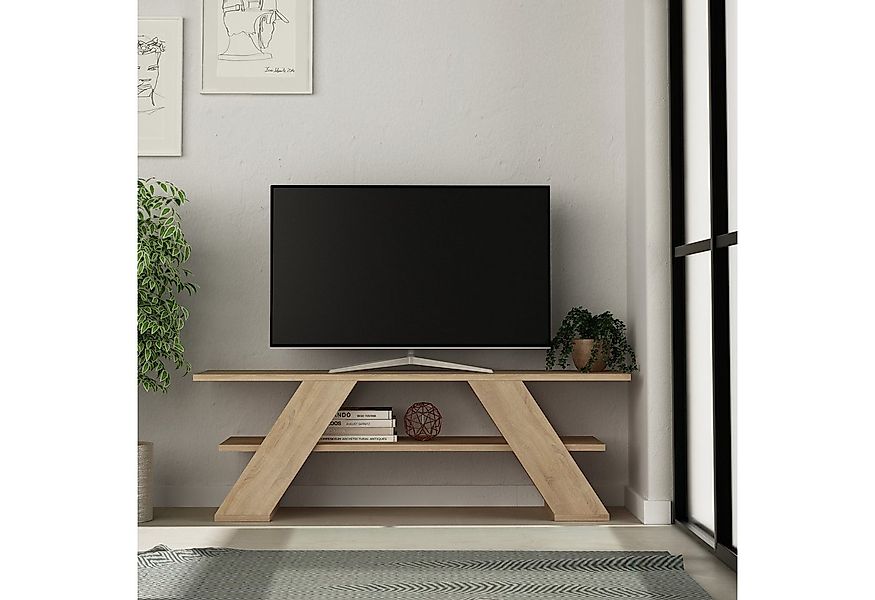 Decortie TV-Schrank Farfalla TV Schrank (Packung) Einfache Montage, Naturfr günstig online kaufen