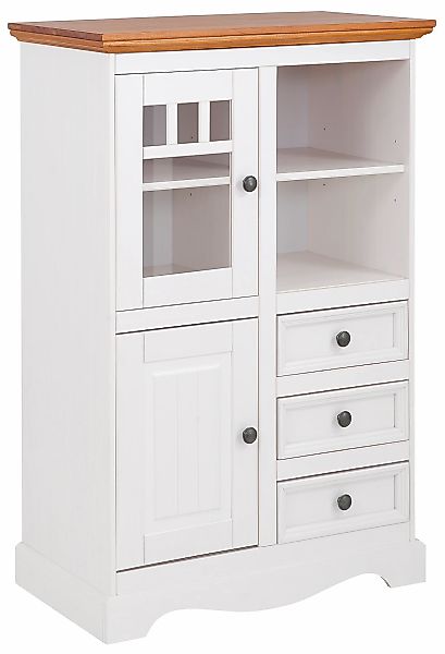 OTTO home Highboard "Melissa" Vitrine, Breite 80 cm günstig online kaufen