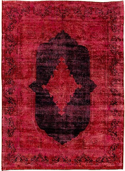 morgenland Teppich »Vintage - 349 x 258 cm - dunkelrot«, rechteckig, Wohnzi günstig online kaufen