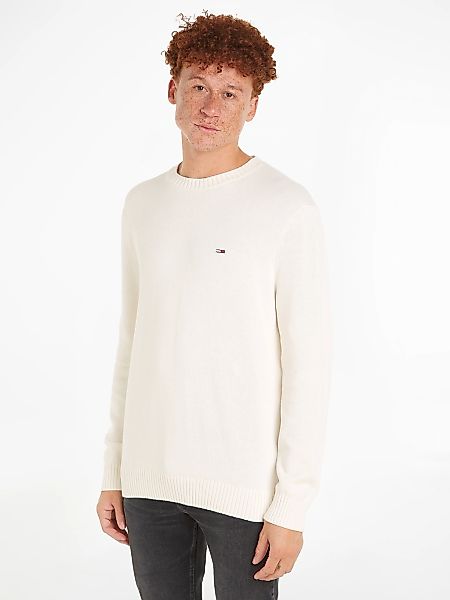 Tommy Jeans Strickpullover "TJM SLIM ESSNTLS C-NECK SWEATER", mit Markenlog günstig online kaufen