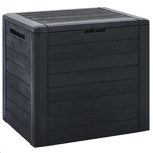 VidaXL Gartentruhe Anthrazit 58,5x46x55 cm Polypropylen günstig online kaufen