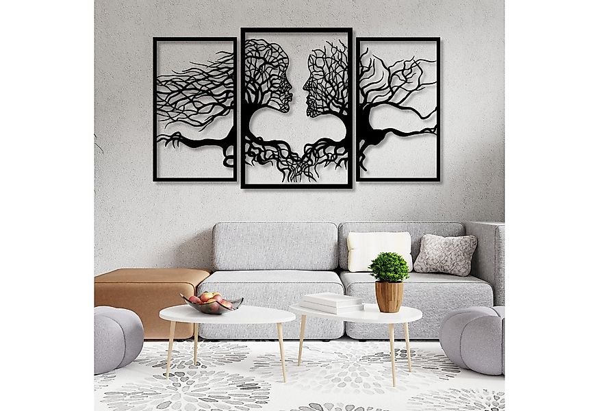 EYOKA Wanddekoobjekt 3D Wandbild aus Holz Wanddeko Moderne Holzkunst 6mm st günstig online kaufen