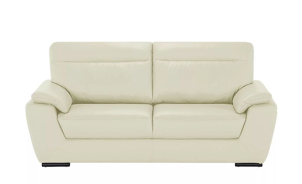 Sofa  aus Leder Brandy II ¦ creme ¦ Maße (cm): B: 224 H: 95 T: 100 Polsterm günstig online kaufen