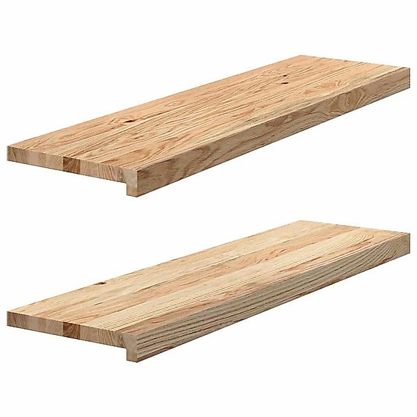 vidaXL Stufenmatte Fensterbänke 2 Stk. Unbehandelt günstig online kaufen