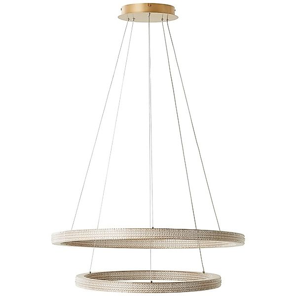 Brilliant LED Pendelleuchte »Calvi« warmweiß - kaltweiß 11200 lm, Höhe 150 günstig online kaufen