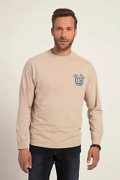 JP1880 T-Shirt Langarmshirt Stickerei Rundhals günstig online kaufen