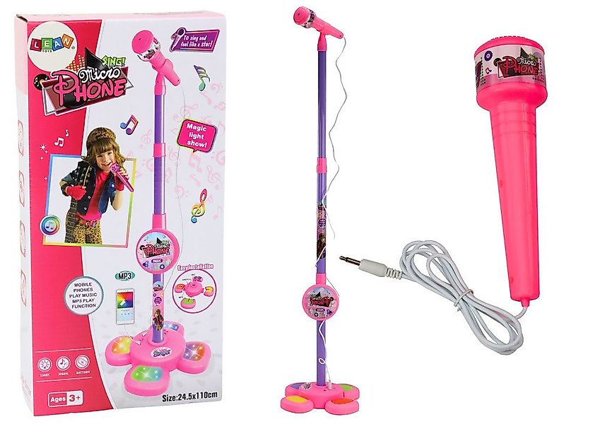 LEAN Toys Spielzeug-Musikinstrument Mikrofon Ständer Kinder günstig online kaufen