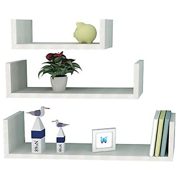 Mojawo Wandregal 3er Set Wandregal Bücherregal günstig online kaufen