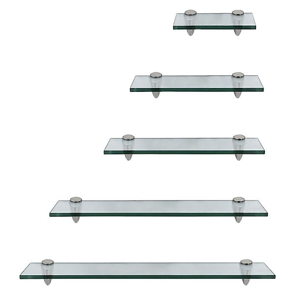 Clanmacy Wandregal Glasregal mit Halterung 20-60cm günstig online kaufen