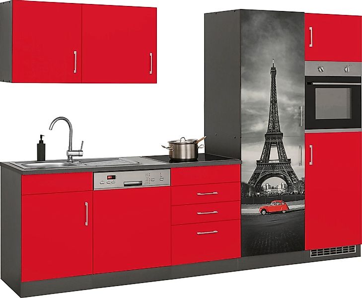 KOCHSTATION Küchenzeile »KS-Paris«, ohne E-Geräte, Breite 290 cm günstig online kaufen