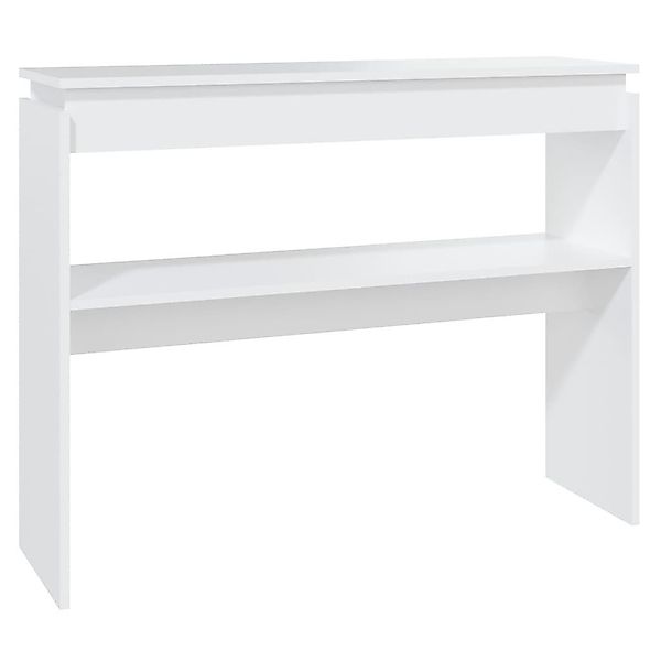 vidaXL Beistelltisch Konsolentisch Weiß 102x30x80 cm günstig online kaufen