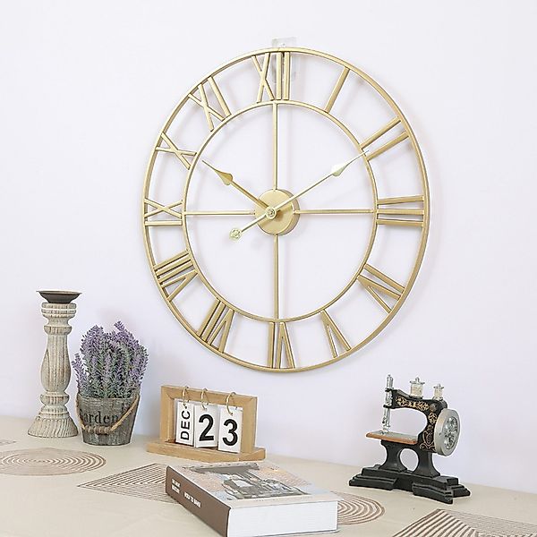 OKWISH Wanduhr 50 cm Große Wanduhr günstig online kaufen