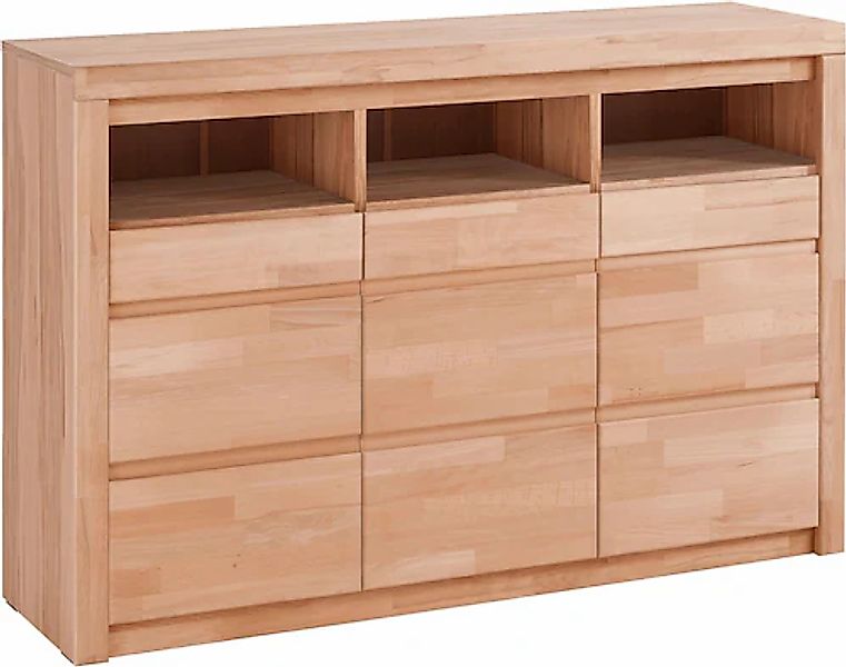 Home affaire Kommode "Silkeborg", Breite 130 cm günstig online kaufen
