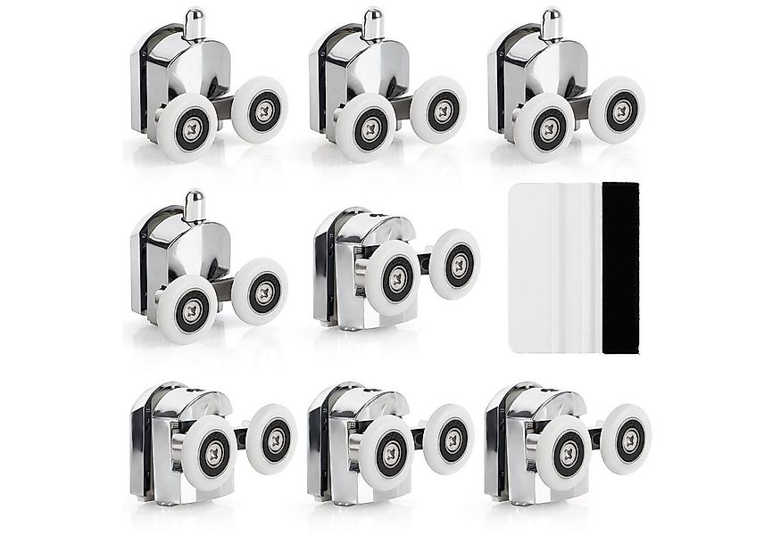 Belle Vous Möbelrolle 8er Pack Ersatzteile für Duschkabinen: Schiebetür-Set günstig online kaufen