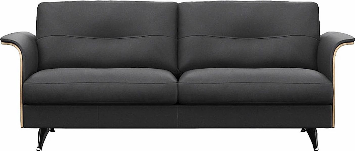 FLEXLUX "Glow Sofa, Couch," Premium-Sitz: Kaltschaum & Federkern, Arml. Wal günstig online kaufen
