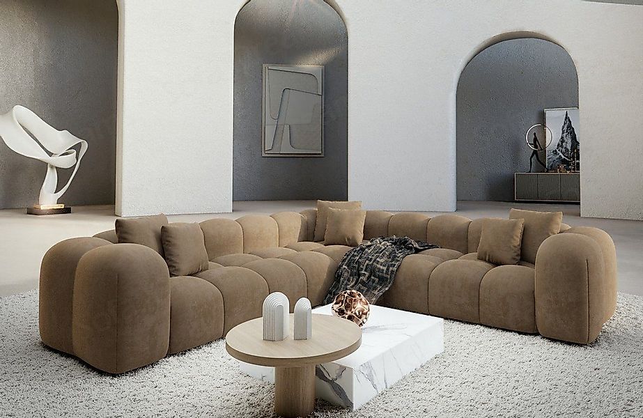 Sofa Dreams Ecksofa Design Stoff Samtstoff günstig online kaufen