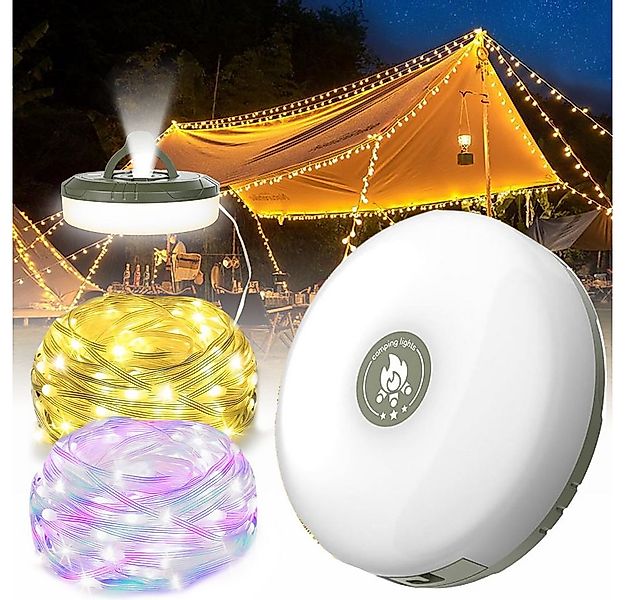 PRIISF LED Taschenlampe LED-Lichterkette Tragbare Zelt Laterne Aufladbar We günstig online kaufen