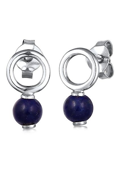 Elli Paar Ohrstecker Ohrstecker Lapis Lazuli Blau 925 Sterling Silber günstig online kaufen