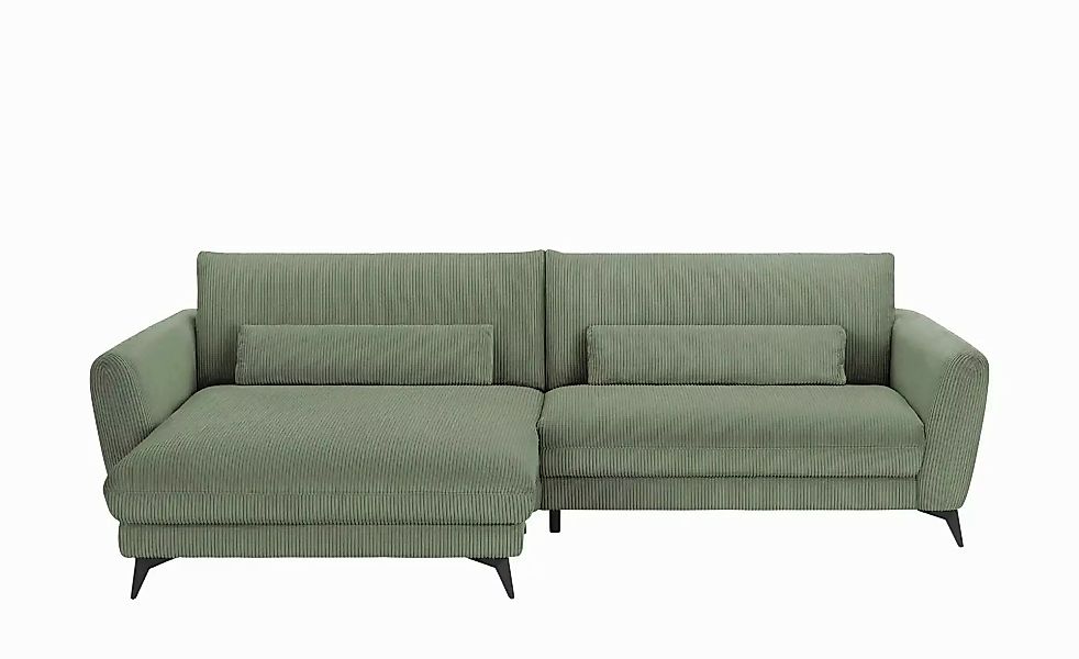 Ecksofa Cordstoff Amina ¦ grün ¦ Maße (cm): B: 288 H: 81 T: 194.0 Polstermö günstig online kaufen