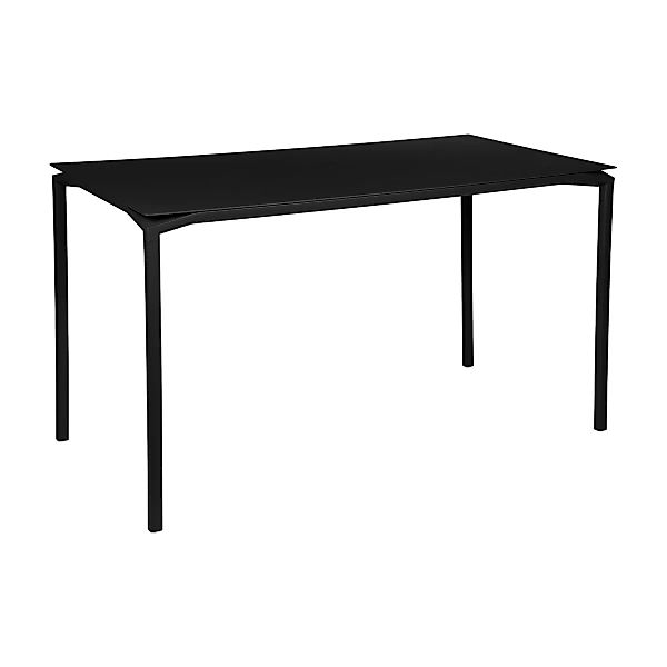 Fermob - Calvi Gartentisch hoch 160x80cm - lakritze/texturiert/LxBxH 160x80 günstig online kaufen