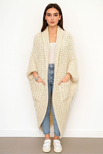 Worldclassca Longstrickjacke Worldclassca Oversize Strickjacke Lang günstig online kaufen