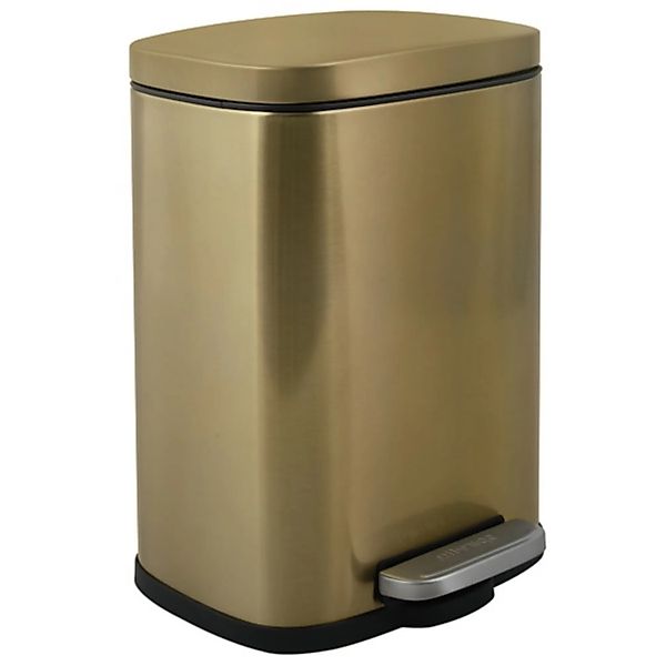 Spirella Abfalleimer Akira 5, Gold Gebürstet günstig online kaufen