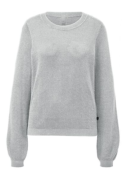 QS Rundhalspullover in Strick Optik günstig online kaufen