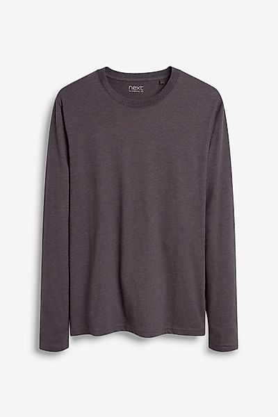 Next Langarmshirt Rundhalsshirt – Slim Fit günstig online kaufen