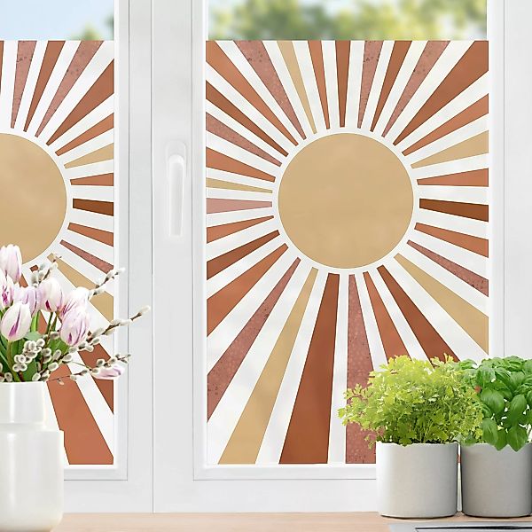 Fensterfolie Goldener Sonnenschein günstig online kaufen