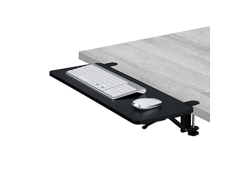 relaxdays Schreibtischaufsatz Schreibtischverlängerung zum Anklemmen, schwa günstig online kaufen
