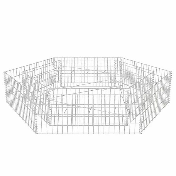 vidaXL Sechseckiges Gabionen-Hochbeet 200x173x40 cm 594299 günstig online kaufen