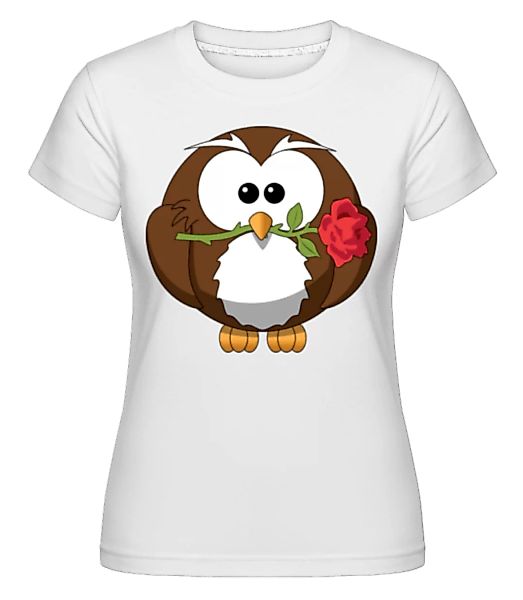 Valentinstag Eule · Shirtinator Frauen T-Shirt günstig online kaufen