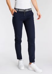 DELMAO Chinohose (Set, 2-tlg., mit Gürtel) günstig online kaufen