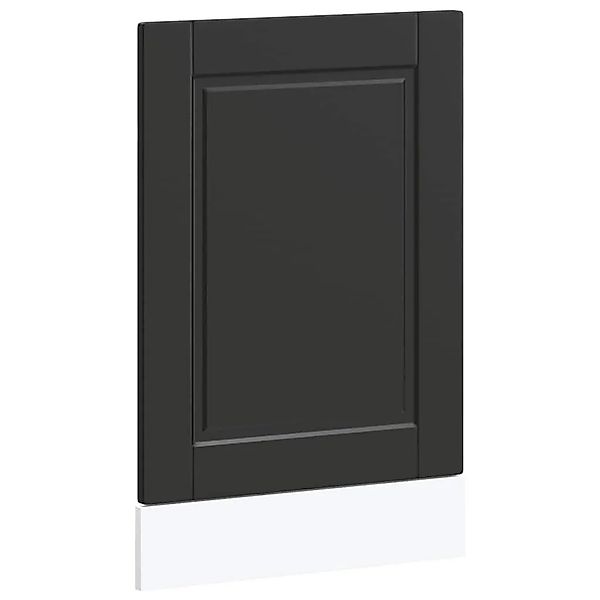vidaXL Geschirrspülerblende Porto Schwarz 45x1,5x67 cm Holzwerkstoff 854128 günstig online kaufen