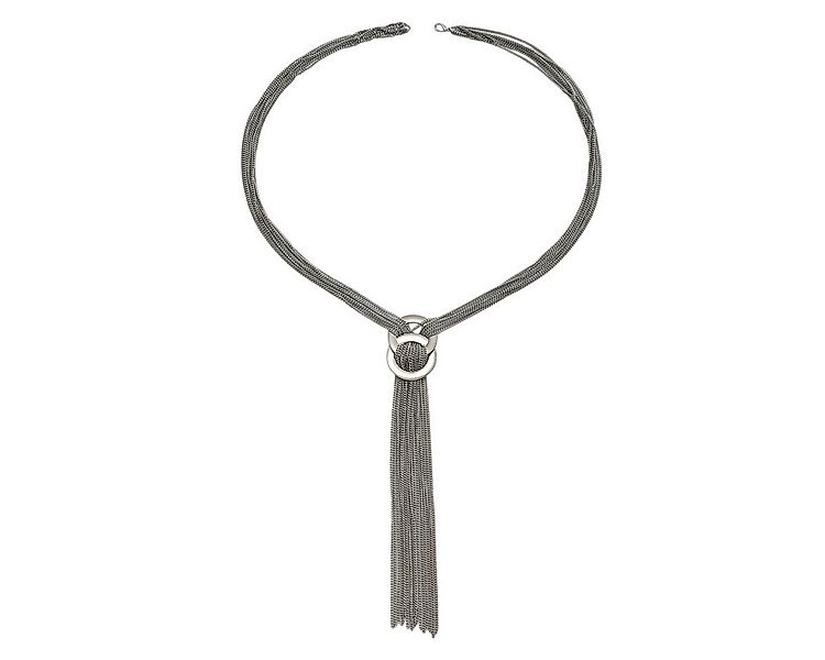 KARMA Lange Kette Damen Halskette Edelstahl in Gold oder Silber verstellbar günstig online kaufen