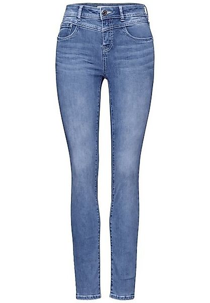 STREET ONE 5-Pocket-Jeans – Slim Fit Jeans in Hellblau günstig online kaufen