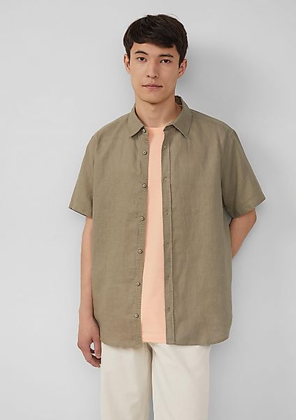 s.Oliver Kurzarmhemd Regular Fit: Leichtes Kurzarmhemd günstig online kaufen