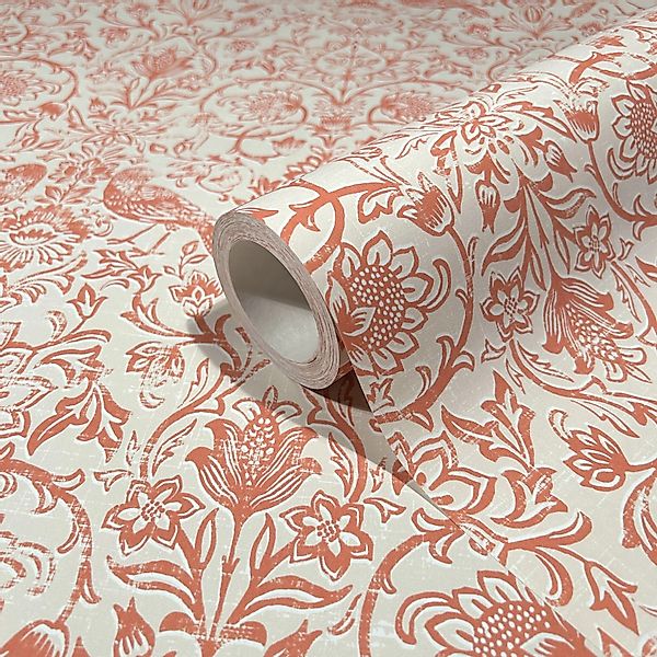 Marburg Vliestapete Blätter und Vögel Floral Modern 10,05 m x 0,53 m Grau günstig online kaufen