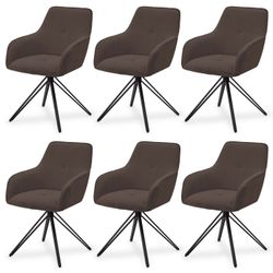 Juskys Esszimmerstuhl Clyde (6 St), 6er günstig online kaufen