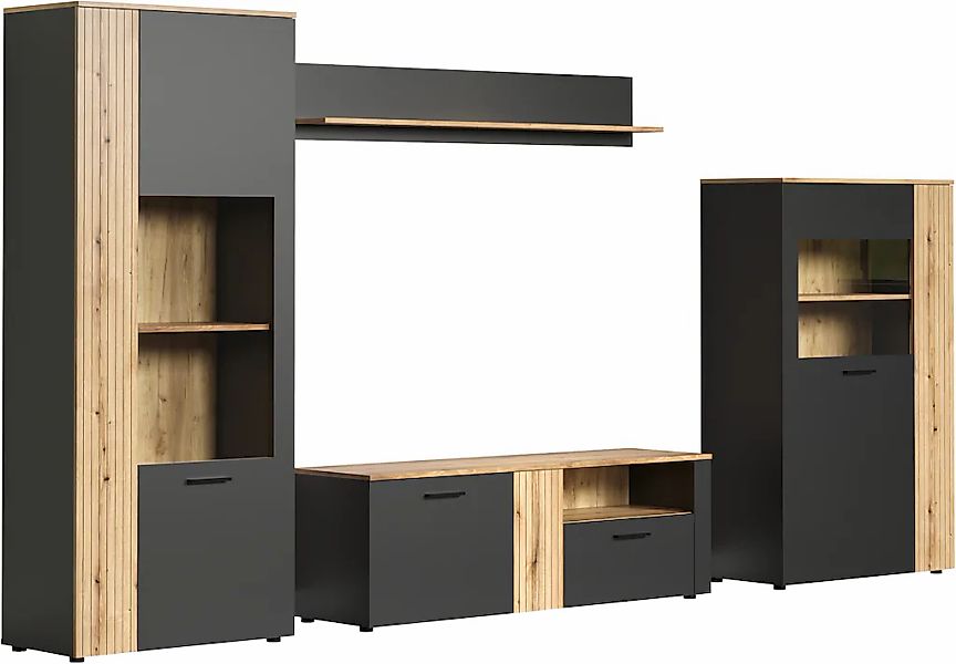 INOSIGN Wohnwand "Estepona" Komplett-Set, 4 Stk. tlg. günstig online kaufen