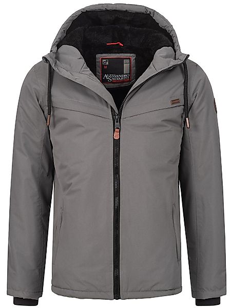 Alessandro Salvarini Outdoorjacke innen mit Teddyfell günstig online kaufen