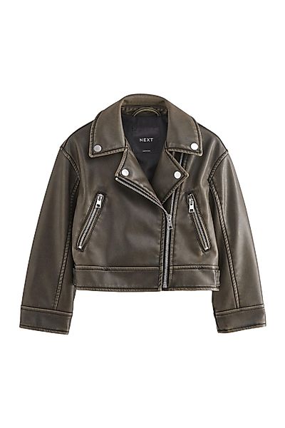 Next Lederimitatjacke Bikerjacke aus Polyurethan (1-St) günstig online kaufen
